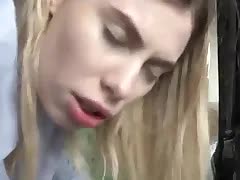 Young Babe Gets Fucked in a Car